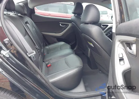 2015 Hyundai Elantra Limited z USA, uszkodzony, nr VIN 5NPDH4AE0FH609161